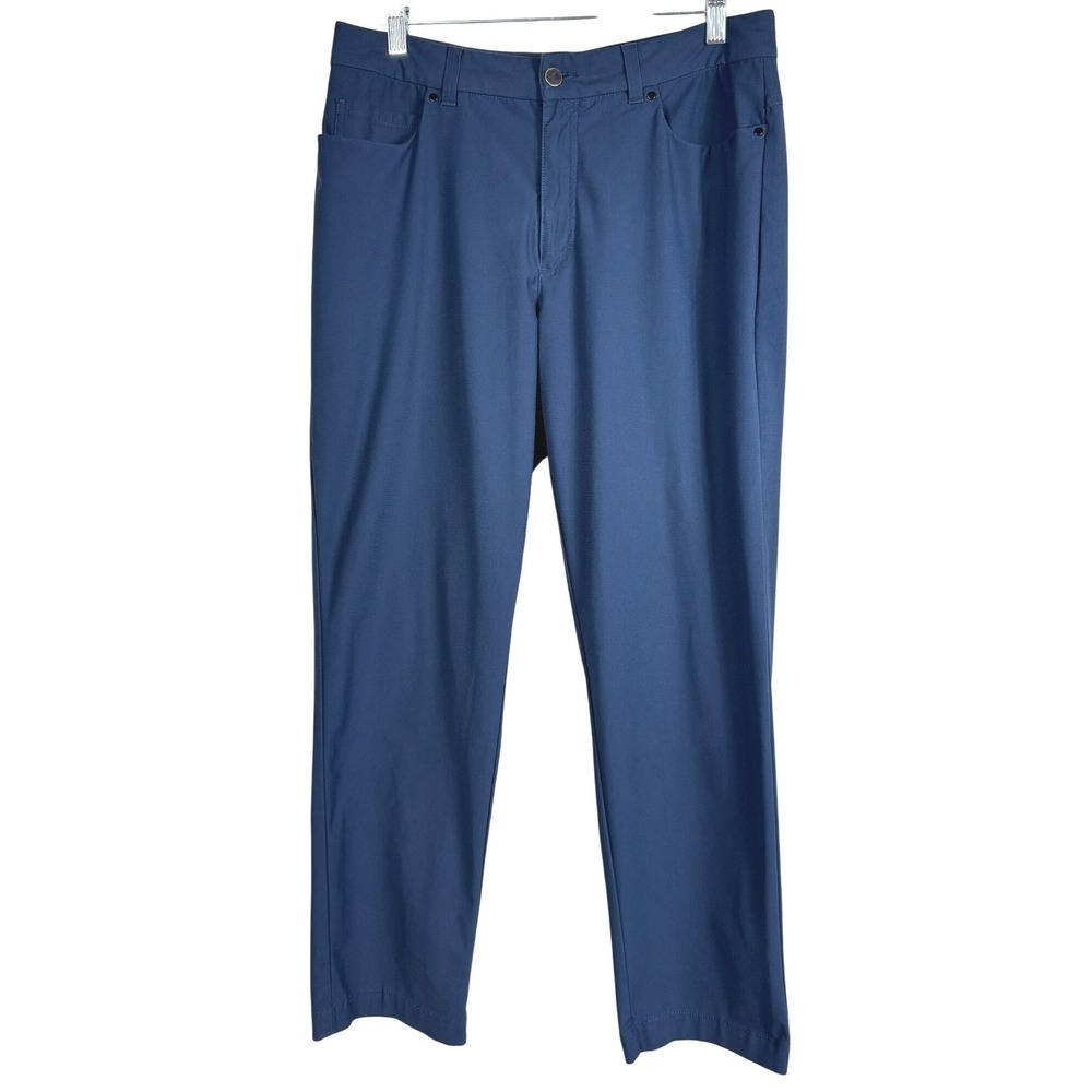 VRST Pants Mens 33x30 Navy Blue 5-Pocket Performance Stretch Golf Chino Trousers